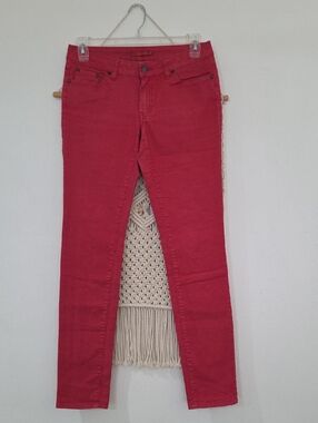 Prana Women's Skinny Jeans in Bright Red
